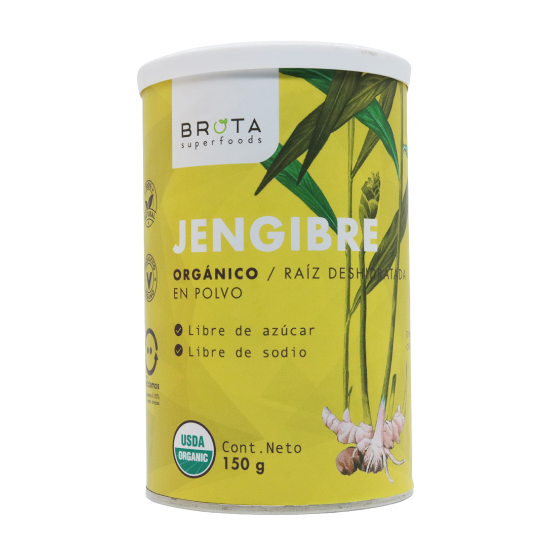 JENGIBRE ORGÁNICO EN POLVO 150 GRS. (Brota)