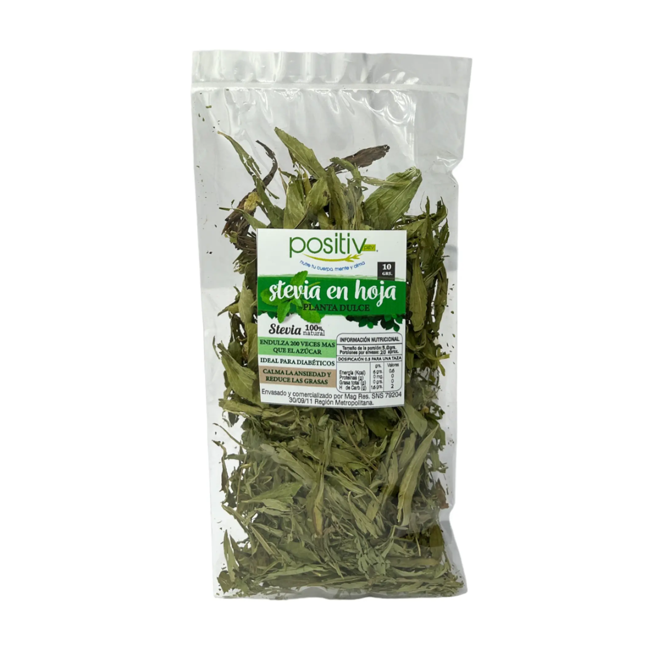 STEVIA EN HOJAS POSITIV